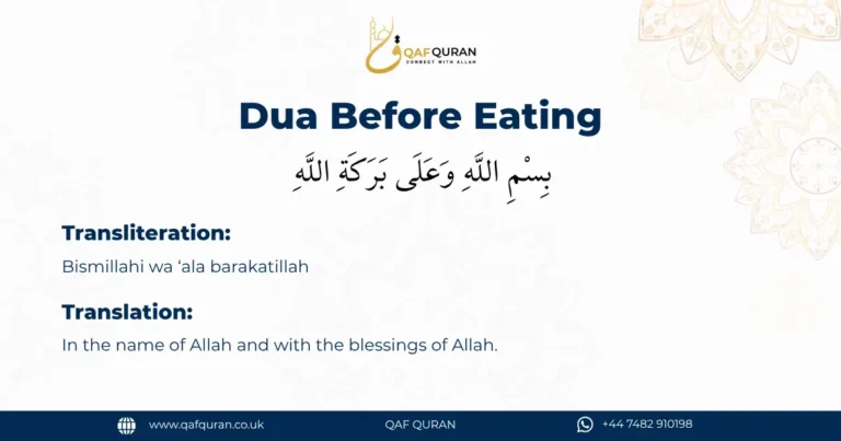 Dua Before Eating
